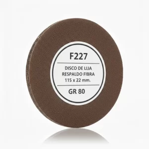 Disco De Lija Respaldo Fibra F227 115x22mm. Gr 80 - Imagen 1