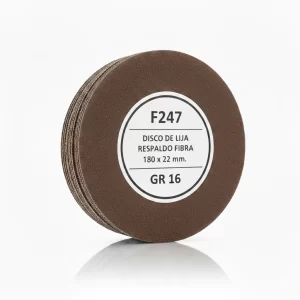 Disco De Lija Respaldo Fibra F247 180x22mm. Gr 16 - Imagen 1