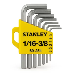 Jgo 10 Llaves Allen 1/16 A 3/8 Stanley (69254) - Imagen 1