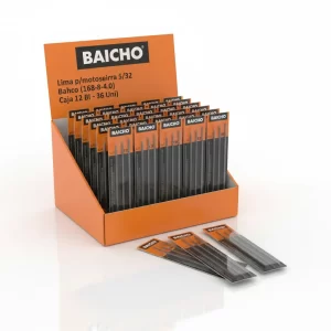 Lima P/motosierra 5/32 Bahco (168-8-4.0)(caja 12 Bl) 36 Uni - Imagen 1