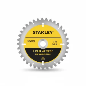 Disco Sierra 7.1/4 40 Dientes Eje 5/8 (sta7757) Stanley - Imagen 1