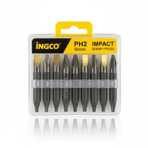 Punta Impacto Ph2 50mm Jgo.10 Pzas Sdbim11ph223 Ingco - Imagen 1