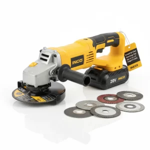 Esmeril Bl C/hm +bat/carg+10d 20v 4 1/2 Ingco (cagli2111561) - Imagen 1