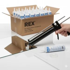 Rex Silicona Neutra Transparente 300 Ml (caj 12) (30280) - Imagen 1