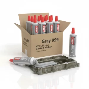 Sellador De Silicona Para Motor Abro Gray 999 (cj 12 Unid) - Imagen 1