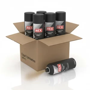 Pintura Spray Barniz Roble 400ml X 6 (60047) Rex - Imagen 1