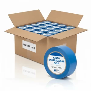 Cinta Enmascarar Azul 48mm X 50mts (caja 18 Uni) - Imagen 1