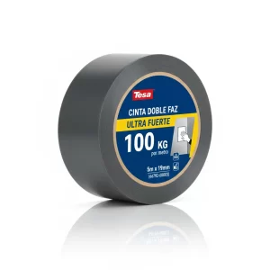 Cinta Doble Faz Ultra Fuerte 100kl 5mx19mm Tesa(66792-00003) - Imagen 1