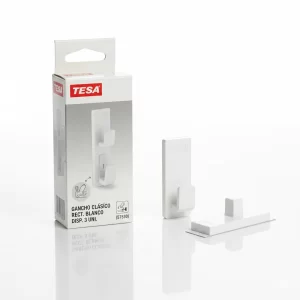 Gancho Clasico Rect Blanco Disp 3 Uni Tesa (57530) - Imagen 1