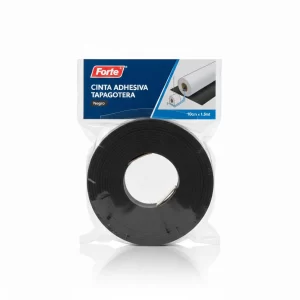 Cinta Adhesiva Tapagotera 10cmx1.5mt Negro Forte - Imagen 1