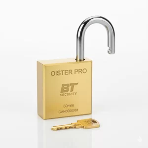 Candado Oister Pro Cortina 80mm Niquel (can0000981) Bt - Imagen 1