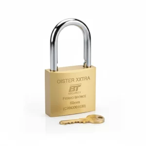 Candado Oister Xtra 60mm Fierro Bronce (can0001030) Bt - Imagen 1