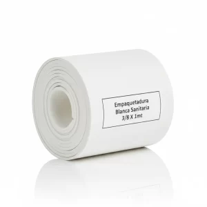 Empaquetadura Blanca Sanitaria 3/8 X 1mt - Imagen 1