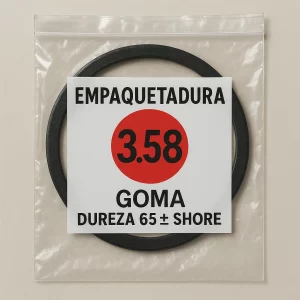 Empaquetadura Marca 3.58 Goma Dureza 65 +- Shore - Imagen 1
