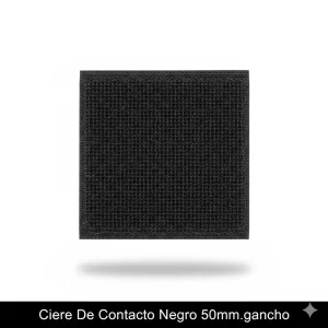 Cierre De Contacto Negro 50mm.gancho - Imagen 1