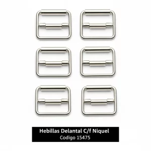 Hebillas Delantal  C/f Niquel Codigo  15475 - Imagen 1