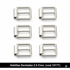 Hebillas Dentadas 2.5 Cms. (cod.15177) - Imagen 1