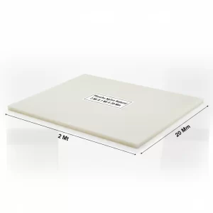 Plancha Nylon Natural 2 Mt X 1 Mt X 20 Mm - Imagen 1