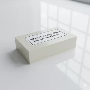 Mt2 Pl Polietileno Uhmw Nat Tipo Hs 13 Mm - Imagen 1