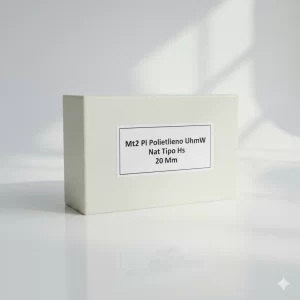Mt2 Pl Polietileno Uhmw Nat Tipo Hs 20 Mm - Imagen 1