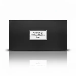 Plancha Hdpe 3000x1500x5mm Negro - Imagen 1