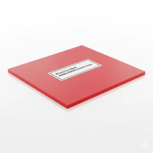 Plancha Hdpe 4000x2000x10mm Rojo - Imagen 1