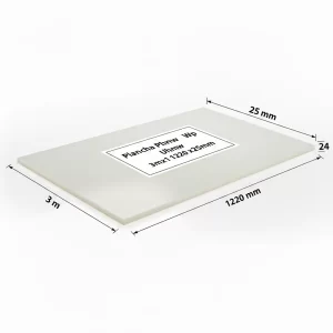 Plancha Uhmw Puro Wp 3mx1.2mx25mm - Imagen 1