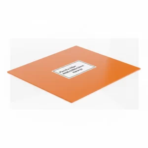 Plancha Hdpe 4000x2000x10mm Naranjo - Imagen 1