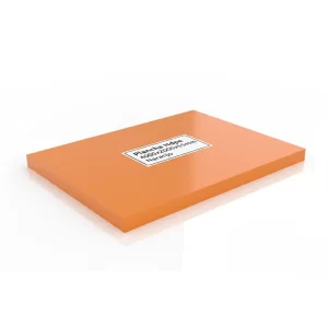 Plancha Hdpe 4000x2000x15mm Naranjo - Imagen 1