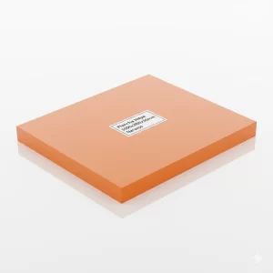 Plancha Hdpe 3000x2000x50mm Naranjo - Imagen 1