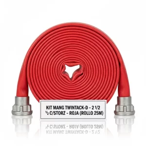 Kit Mang Twintack-d - 2  1/2  C/storz - Roja (rollo 25m) - Imagen 1